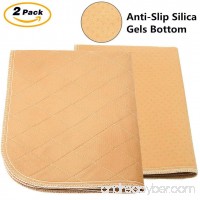 Mihachi Pet Pee Pad 2 Pack - 41"x 36"  Reusable Washable Dog Training Pee Pads  Anti-Slip Waterproof Bed Mat - B079ZRNS6D