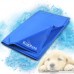 OSOPOLA Pet Dog Cooling Mat Gel Pad Waterproof Comfort Bed for Small Middle Large Dogs Pets Blue Chair Mat for Office Home - B07422Z4LM