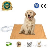 Pedy Pet Heating Pad  Electric Heating Pad for Dogs & Cats  Warming Dog Beds Pet Mat with Waterproof Soft Removable Cover  20x24 - B075VQWJ3H