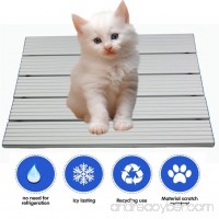RIOGOO Pet Cooling Pad  Self Dog Cooling Indoor. Aluminum Alloy Foldable Cooling Mat for Dogs and Cats - B07D2B7QVN