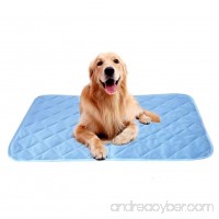 SHZONS Pet Cooling Pad Cooling Viscose Fiber Pet Solid Color Cooling Pad Mat Help Your Pet Stay Cool Ideal for Home and Travel Car Seats Crates and Beds - B07CHJSZK3
