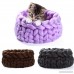 vmree Pet House Bed Small Pet Dog Cat Big Knitted Coarse Wool Bed House Cozy Nest Mat Pad - B0784WQ4WB