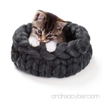 vmree Pet House Bed  Small Pet Dog Cat Big Knitted Coarse Wool Bed House Cozy Nest Mat Pad - B0784WQ4WB