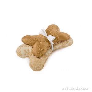 Croscill Bone-Shaped Dog Bed Pillow with Squeaker Set of 2 - B071JPZNHG