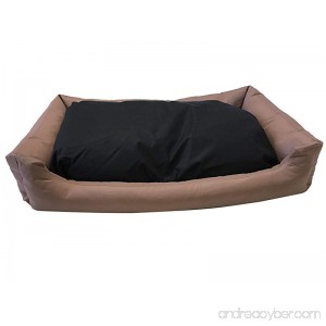 Dog Bed Stuffed Pillow with Polyester filling; Durable External OXFORD fabric Waterproof Anti Slip Cover and Inner Liner Included for Small to Large Dogs - B0722ZKLLC