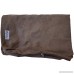Dogbed4less Medium Memory Foam Dog Bed Pillow with Orthopedic Comfort Waterproof Liner and Brown Microsuede Pet Bed Cover 37X27 Inches - B072F64DBC
