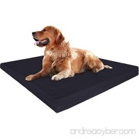 dogbed4less Premium Orthopedic Cooling Memory Foam Dog Bed for Small  Medium to XL Pet  Waterproof Liner with Durable Canvas Cover and Extra External Case - B079GP4D6V