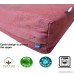 Dogbed4less XL Durable Waterproof Orthopedic Memory Foam Dog Pet Bed with Extra External Cover Bombay Brown 40X35X4 Inches - B074DL9YPW