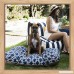 Majestic Pet Gray Links Medium Rectangle Indoor Outdoor Pet Dog Bed With Removable Washable Cover By Products - B009EQA0EW