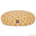 Majestic Pet Yellow Links Large Round Indoor Outdoor Pet Dog Bed With Removable Washable Cover By Products - B009EQ9WKK