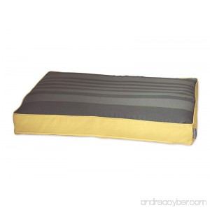 Tonal Stripe Memory Foam Topper Pet Pillow Bed Size - B00CPERQXI
