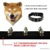 Charmsong Adjustable Leather Studded Rivet Dog Collar Durable Spiked for Dogs - B071V53JQY