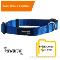 Dog Collar  Buy a Collar. Feed a Dog. The Pawsitive Co Durable Nylon Puppy and Dog Collar with Chrome Plated D Ring - B079GVHXRY