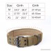 EXCELLENT ELITE SPANKER Nylon Tactical Dog Collar Military Adjustable Training Dog Collar with Double Metal D Ring Buckle - B072FFNXYT