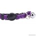 EXPAWLORER Adjustable Breakaway Sparkle Nylon Cat Collar with Bell for Pet Dog Puppy Kitten - B01FCSIM5Y
