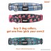 Friends Forever Pattern Dog Collar for Dogs Fashion Print Leopard Zebra Cute Puppy Collar Available in Size Small/Medium/Large - B075G2ZD4C