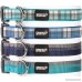 Friends Forever Plaid Dog Collar for Dogs Fashion Woven Checkers Pattern Cute Puppy Collar by Available in Size Small/Medium/Large - B074JQX1HW