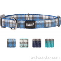 Friends Forever Plaid Dog Collar for Dogs  Fashion Woven Checkers Pattern  Cute Puppy Collar by  Available in Size Small/Medium/Large - B074JQX1HW