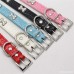 haoricu Pet Collar Small Dog Collars Bling Crystal with Bone Necklace Puppy Cat - B01KX1OH22