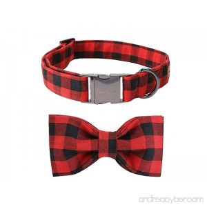 Pet Soft &Comfy Bowtie Dog Collar And Cat Collar Pet Gift For Dogs And Cats 6 Size And 7 Patterns - B075GXM4RH