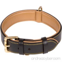 Soft Touch Collars Luxury Real Leather Padded Dog Collar - B014QBIM5I