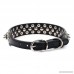 Spiked Studded Rivet Dog Collar Pu Leather Pet Collars for Puppy Dogs Cats - B074J6ZPPC