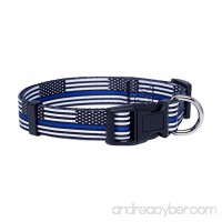 Thin Blue Line Flag Dog Collar - B074MLSZ3R