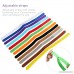 UEETEK 12pcs Double Side Soft Plush Puppy ID Bands Collars Adjustable Pet Dog Cat ID Collars with Bells - B072R39XM4
