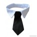 Vedem Pets Dog Cat Formal Neck Tie Tuxedo Bow Tie and Collar Black - B00J63AABQ