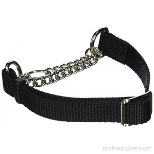 Coastal Pet Products DCP6410BLK 5/8-Inch Nylon Check Choke Collar for Dogs Small Black - B0006L0UQW