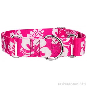 Country Brook Petz 1 1/2 Inch Martingale Dog Collar - Hawaiian Collection - B01MDRJSF0