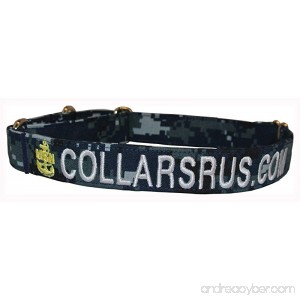 Custom Personalized Embroidered Military & Non Military Martingale Dog Collars & Leashes - B0794CTDTQ id=ASIN