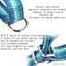 Dazzber Martingale Collars for Dogs Durable D-ring Heavy Duty No Pull No Escape Dog Collar for Large/Small Dogs - B01N6AA4SG