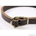Dean and Tyler STRICTLY BUSINESS 2-in-1 Dog Choke Collar with Solid Brass Hardware - Brown - Size 24-Inch by 1-Inch - Fits Neck 22-Inch to 24-Inch - B0050JEHZA