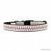 DOG & COMPANY Baseball Laces Pattern - 1 wide Heavy Duty Adjustable Pet Collar - B07F2T6BNY