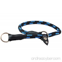 Dogs My Love Round Braided Rope Nylon Choke Dog Collar with Sliding Stopper - B00MF8Z7R6
