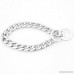 Fashion 12-36 Long 15mm Stainless Steel Silver Curb Dog Pet Chains Collars Necklace - B01JSD67TC