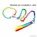 JWPC Rainbow Color Stainless Steel P Chock Metal Chain Training Dog Pet Collars Necklace Walking Training Pet Supplies for Small Medium Large Dogs - B073FN8HVG