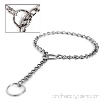 Mighty Paw Gun Metal Chain Slip Collar  Cinch Dog Collar  Choke Chain Metal Collar - B075KLB1DW