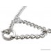 Single Chain Martingale Metal Dog Semi Choke Collar Chrome 8 Sizes - B01BTK4OOM