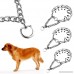 GZQ Pet Collar Chrome Plated Dog Prong Training Gear Pinch with Quick Release Snap - B0778M1S5Y