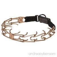 Herm Sprenger Click Lock Buckle Canine Pinch Collar Made of Curogan - 1/8 inch (3.2 mm) - Size 21 inch (52 cm) - B01AI5Y6TM
