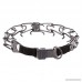 Herm Sprenger 'Expert' Black Stainless Steel Giant Schnauzer Pinch Collar with Click Lock Buckle - 1/6 inch (4 mm) - size 24 inch (60 cm) - B01D4YGPOI