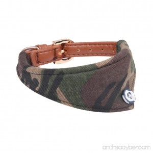 KAYI Dog Triangular Collar Scarf Leash Belt With Fake Fastener Charming Decor For Small Medium Dog - B07BN7QXZZ