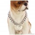 Stainless Steel Pet Dog Choke Collar 12 millimeters Wide 14-36 inches Available Silver Tone for Medium Dogs - B073F5VWK7