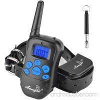 Awaiymi Dog Training Collar with Remote Range of 1000ft 2018 Upgraded Rechargeable Waterproof Shock Collar for Small Medium Large Dogs 6.6lbs-120lbs - B07BKVQ12G
