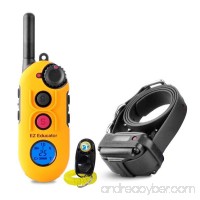 Bundle of 2 Items - E-Collar - EZ-900 - 1/2 Mile Remote Waterproof Trainer Easy Educator - Static  Vibration and Sound Stimulation Collar With PetsTEK Dog Training Clicker Training Kit - B01KKNRL2Q