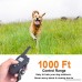 Casfuy Shock Collar Rechargeable Waterproof 1000ft Remote Dog Training Collar with Beep Vibration Harmless Shock for Small Medium Large Dog - B0792YFVXL