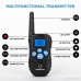 Dog training collar with remote: Rechargeable & Rainproof Sport Shock Collar With 4 Modes- Light Beep Vibrate and Shock. ECollar Fits All Dog Sizes Small To Large 10-100Lbs - B075LPVHJT