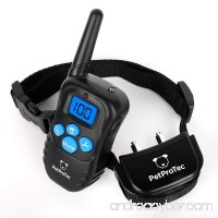 Dog training collar with remote: Rechargeable & Rainproof Sport Shock Collar With 4 Modes- Light  Beep  Vibrate  and Shock. ECollar Fits All Dog Sizes Small To Large 10-100Lbs - B075LPVHJT